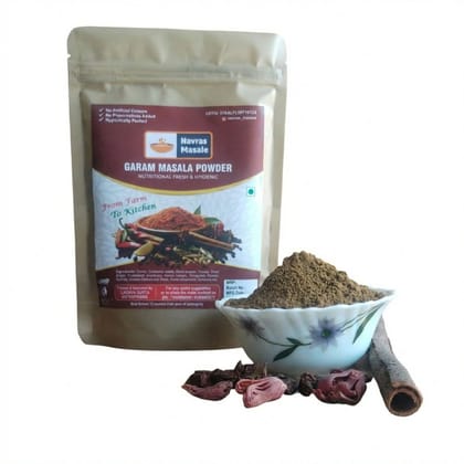 NAVRAS GARAM MASALA POWDER - 200 gm - One pack of spice powder NAVRAS GARAM MASALA POWDER - 200 gm - One pack of spice powder