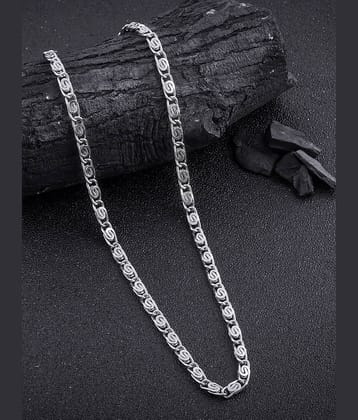 Lyriss Silver Plated Brass Chain ( Pack of 1 )