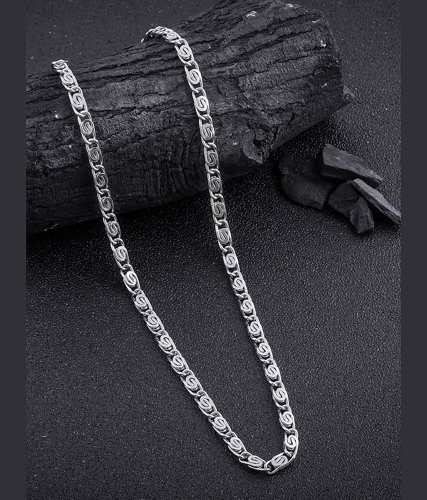 Lyriss Silver Plated Brass Chain ( Pack of 1 )