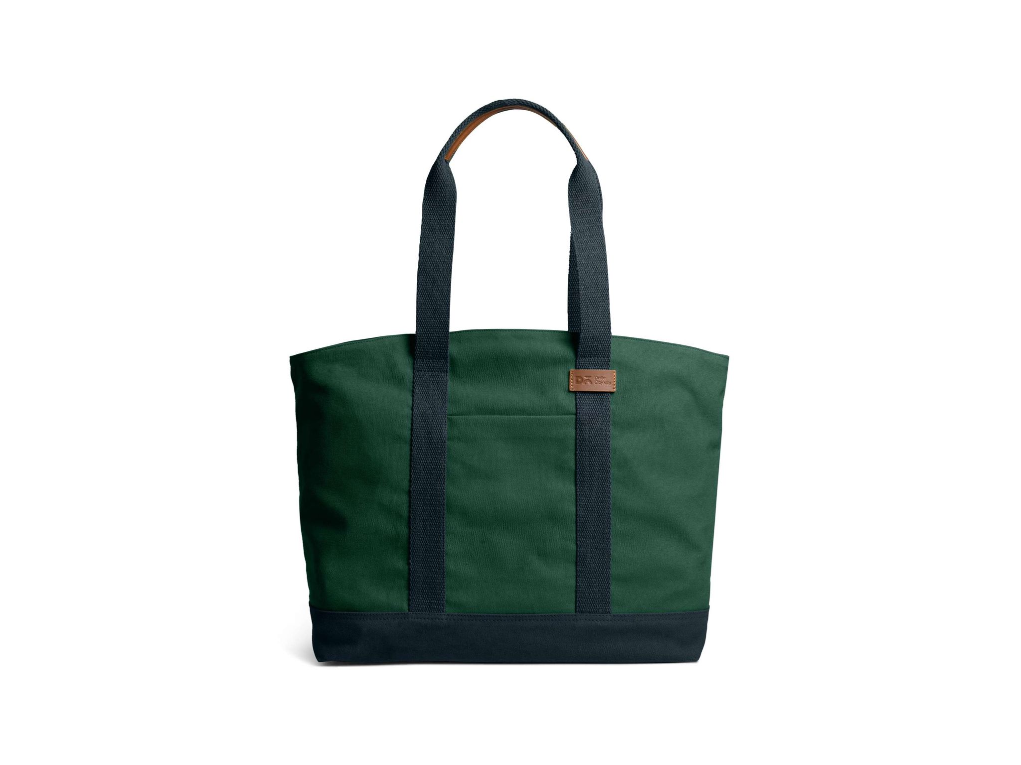DailyObjects Field Tote Bag - Forest Green-Navy