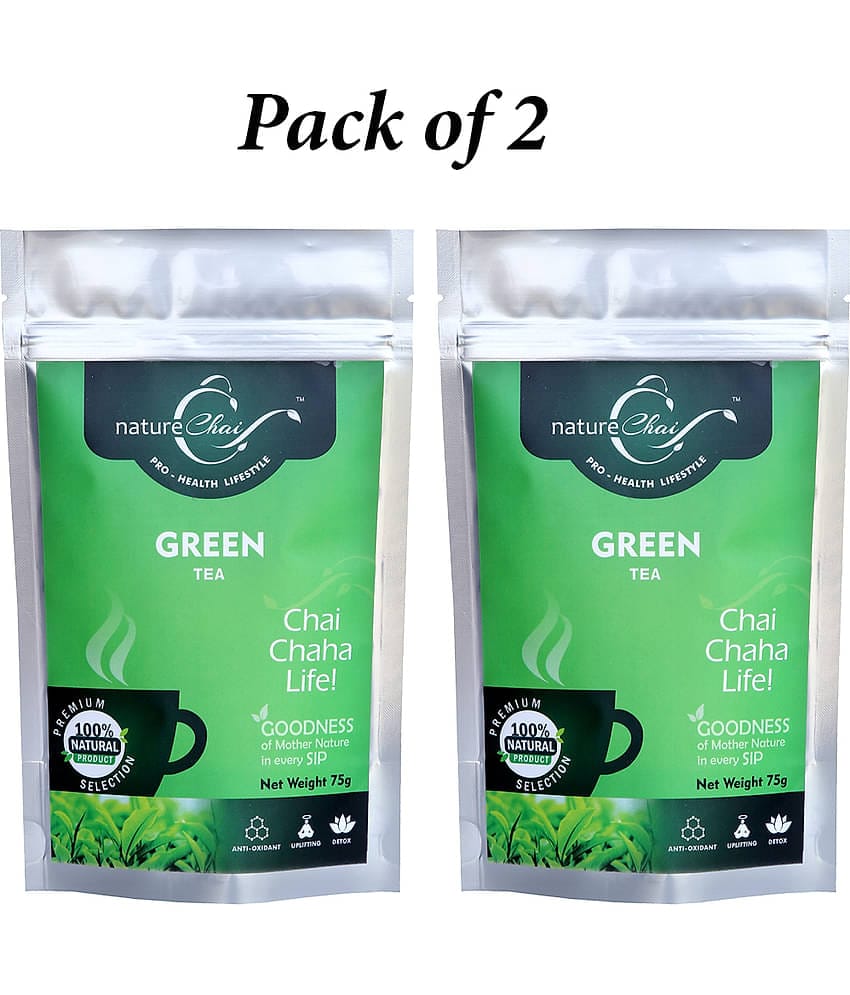 nature Chai Green Tea Loose Leaf 75 gm Pack of 2