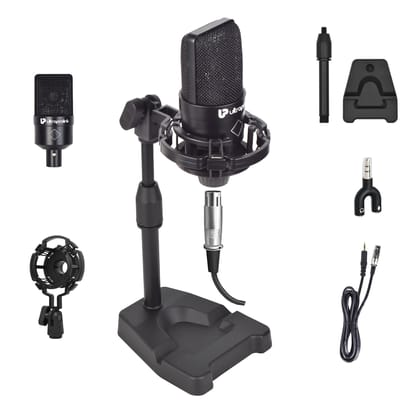 On-Air Cardioid Condenser Microphone with 2m Cable UM1220BLK On-Air Cardioid Condenser Microphone with 2m Cable UM1220BLK