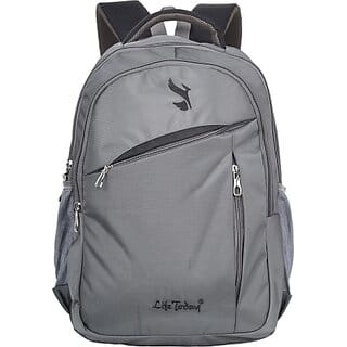 Life Today Large 33 L Laptop Backpack Laptop Bags for Men College School Students Bag Pack for Men Women Gifts (Grey)