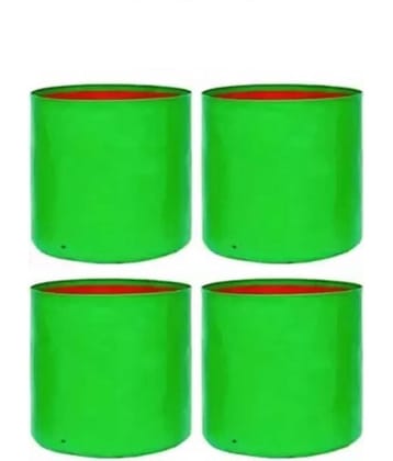 HK Balloons Green Plastic Plant Bag ( Pack of 4 )
