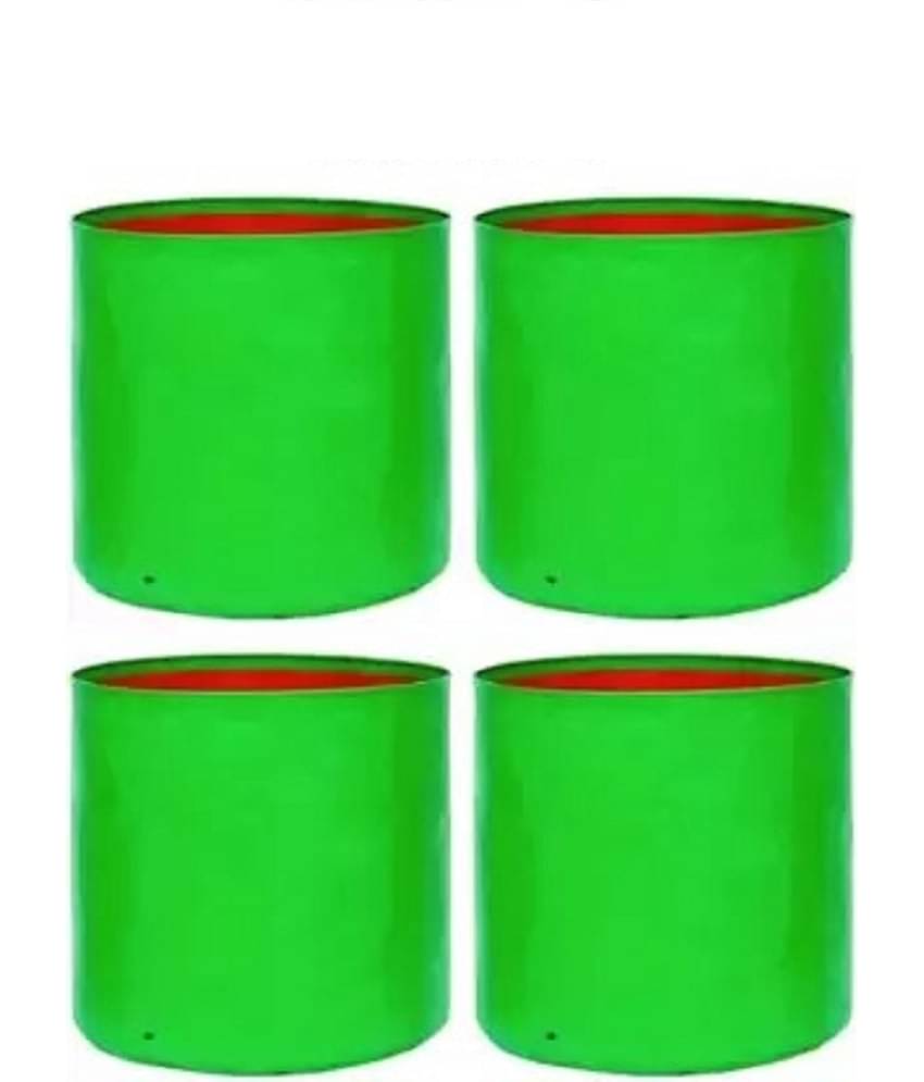 HK Balloons Green Plastic Plant Bag ( Pack of 4 )