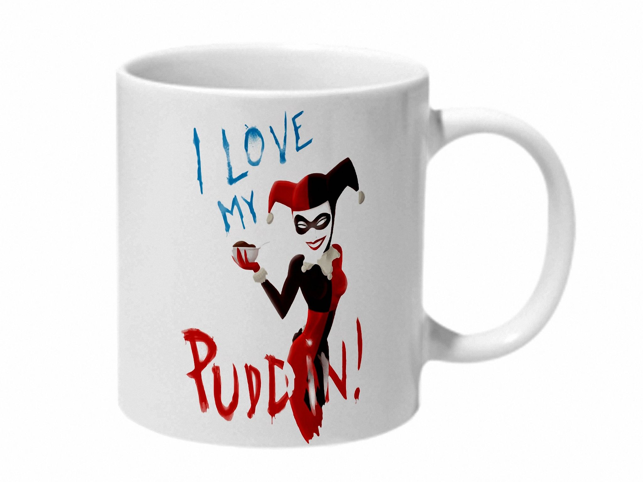 Multicolor Harley I Love My Puddin Ceramic Mug