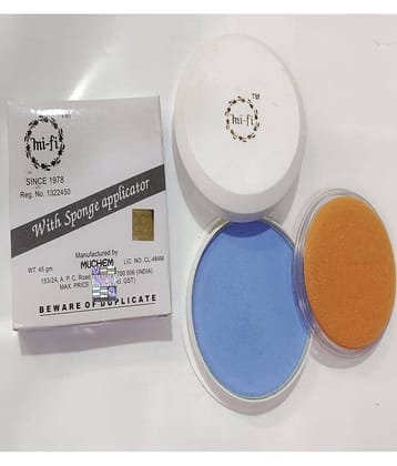 mifi PANC-CAKE - Make up Powder For Classical Dance Like Baratanatyam Kuchipudi Kathak - Blue Colour Makeup Powder