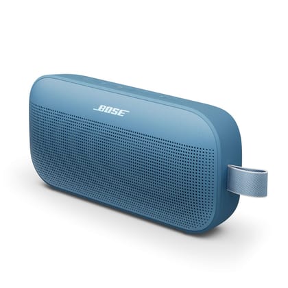Bose New SoundLink Flex Portable Bluetooth Speaker (2nd Gen), Portable Outdoor Speaker with Hi-Fi Audio, Up to 12 Hours Battery Life, Waterproof and Dustproof, Blue Dusk Bose New SoundLink Flex Portable Bluetooth Speaker (2nd Gen), Portable Outdoor Speak