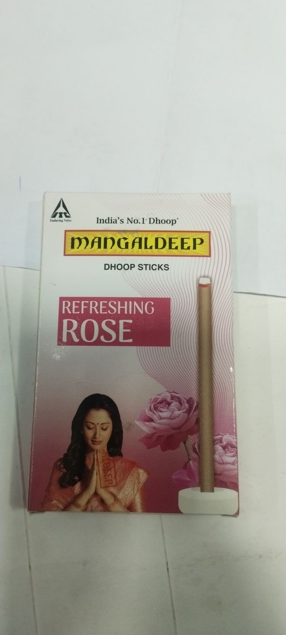 Mangaldeep Dhoop sticks Refreshing Rose Hlosep 