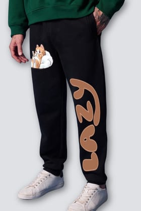 Cozy Critter Straight Fit Joggers - Black-S