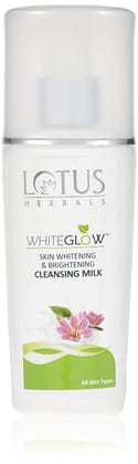 Lotus Herbals Whiteglow Skin Whitening & Brightening Cleansing Milk,80ml | Remove Dead Cells