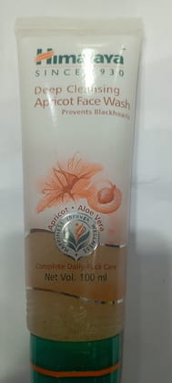 Himalaya deep cleansing apricot face wash apricot aloe vera 100 ml