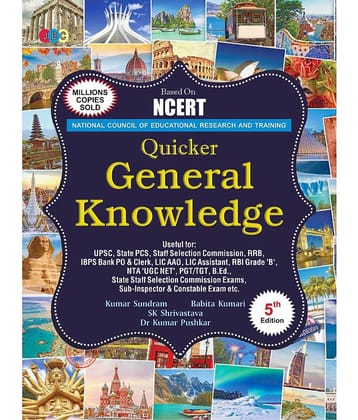 Quicker General Knowledge 2023- India's Most Detailed General Knowledge 2023 Book Plus This Gk 2023 Book Is For All-State And National Level Competitive Exams Preparation