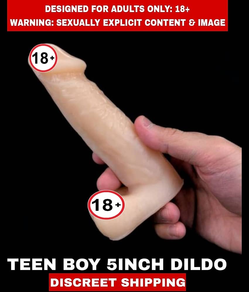 Women's Sex Toys Soft Silicon TEEN boy 5inch Dildos For Women