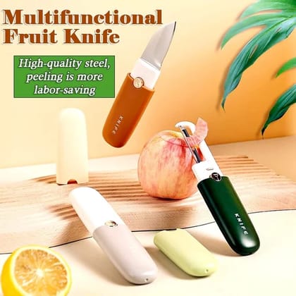 2 in 1 Multifunctional Stainless Steel Fruit Knife Peeler