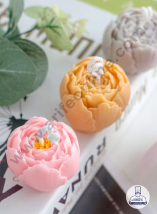 3D Silicon 1 Cavity Tulip Flower Petals Shape Silicon Candle Mould, Silicon Soap Mould (SBSP-DYF2463) - CAKE DECOR™