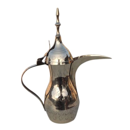 Brass Showpiece Arabic Dallah, Coffee Tea Pot (ZMAS580 H)