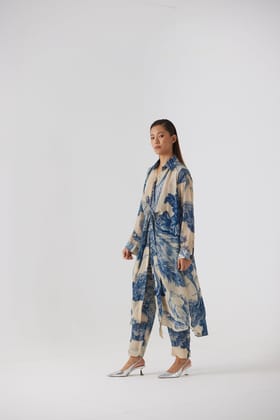 MORNI WRAP KURTA SET-XS