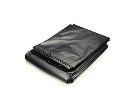 Black HDPE 250 GSM Heavy Duty Plastic Tarpaulin- 30 FT x 30 FT