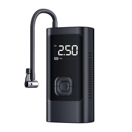Portable Electric Air Compressor Pump 150 PSI Tire Inflator for Cars, Bikes, Balloons, Powered via 12V Car Charger