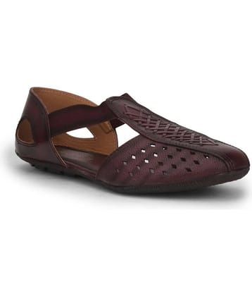 Liberty - Maroon Women's Flats