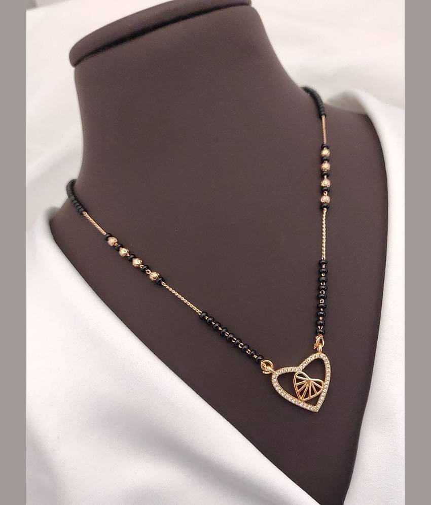 Shivay Fashion Rose Gold Mangalsutra ( Pack of 1 )