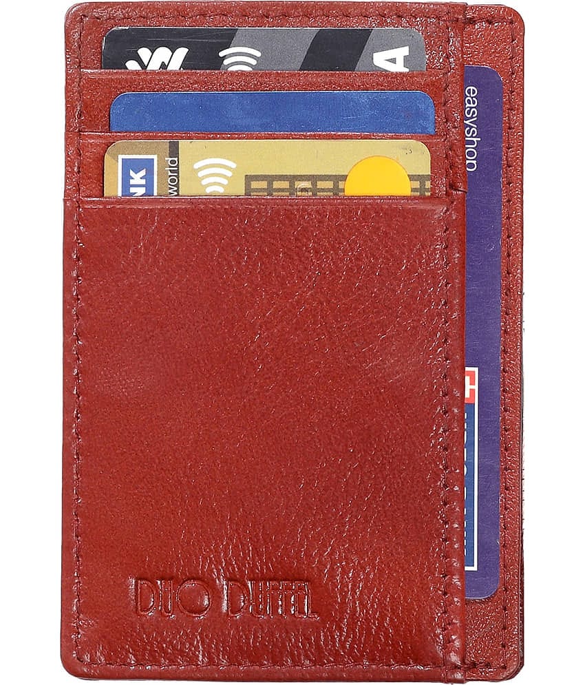 DUO DUFFEL Leather Card Holder ( Pack 1 )