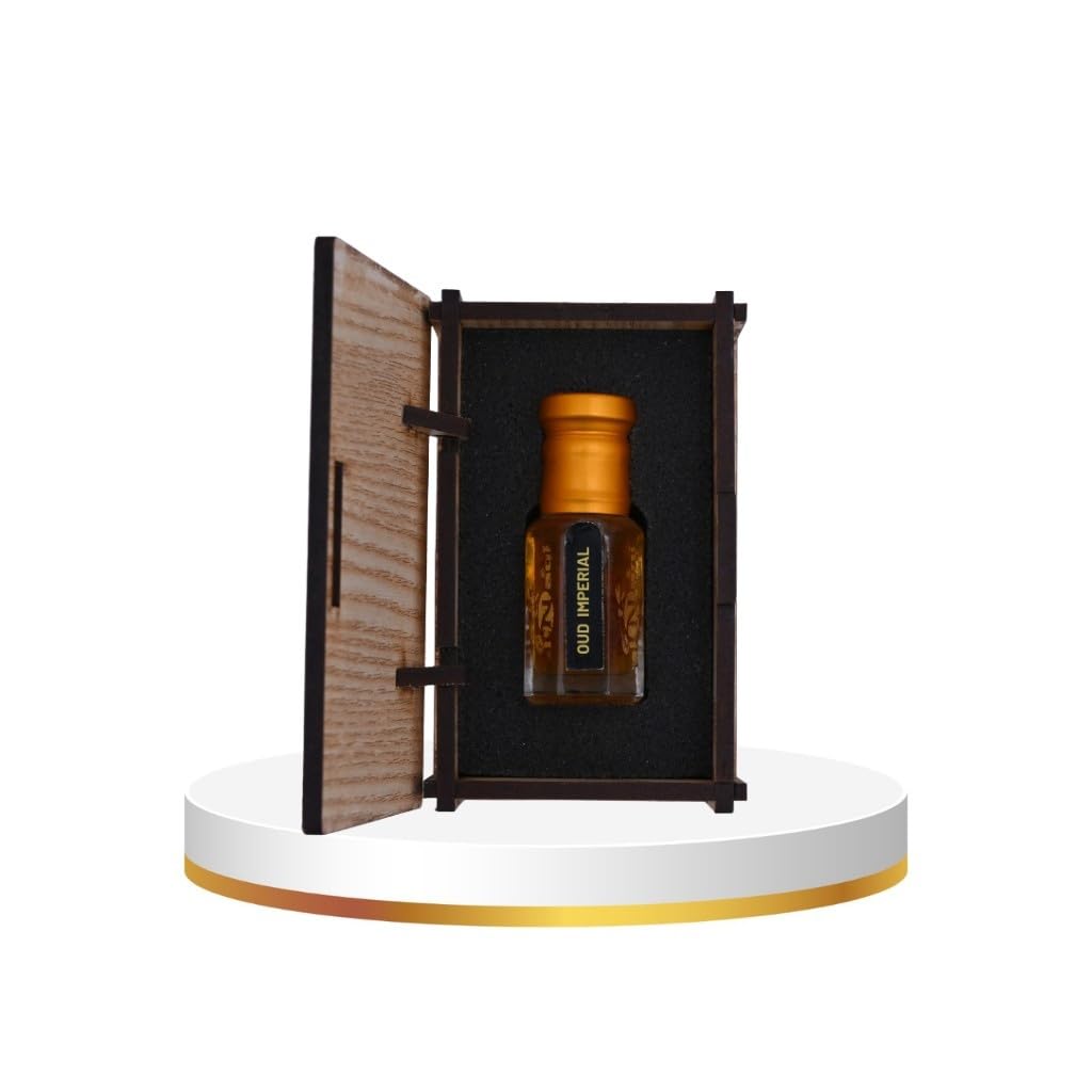 alNaqi Oud Imperial 6ml - Original Imperial Oud Attar, Alcohol Free Dark Woody Oil, Long Lasting Oud-Imperial-Fragrances, Premium Smoked-Ittar