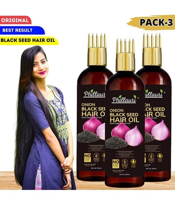 Phillauri - Anti Hair Fall Onion Oil 300 ml ( Pack of 3 )