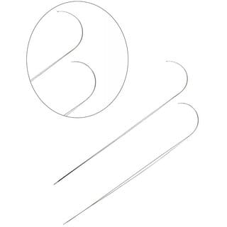 Scorpion Big Eye Curved Needle (Length 3.5, Diameter 0.56mm) (Set of 2 Pcs)