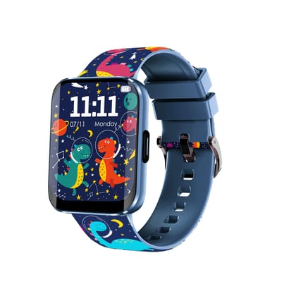 WatchOut Champion Smart Watch for Kids with Habit Builder & Health Tracking | Curved Smartwatch with Waterproof | Activity Tracker for Children | School-Safe Smart Watch for Boys & Girls Ages 3–17 Cosmic Blue / Onesize