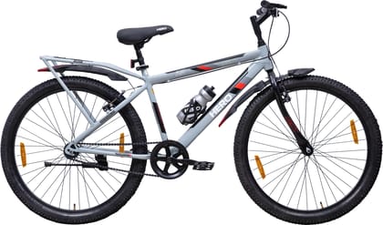 HERO Next 24 T (inch) Mountain Cycle (Single Speed, Grey, Red, Rigid)