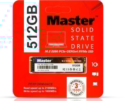 MASTER SSD 512GB  M.2 NVME 2280  INTERNAL