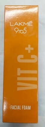 Lakme 9 to 5 facial foam vit c+