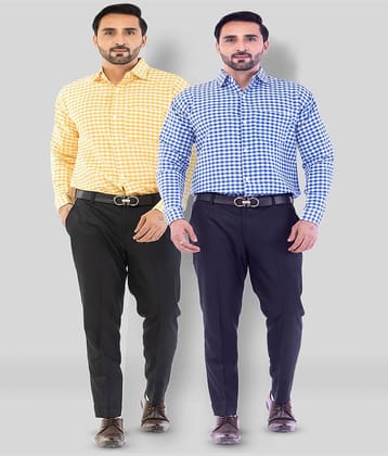 DESHBANDHU DBK - Multicolor Cotton Regular Fit Men's Casual Shirt (Pack of 2 )