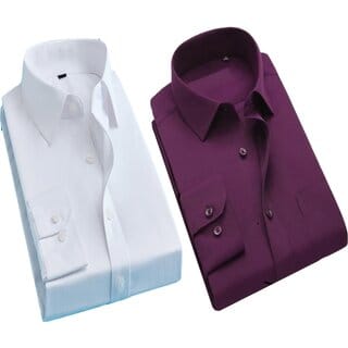 Baleshwar Men Multicolor Solid Casual Shirt (Pack of 2)