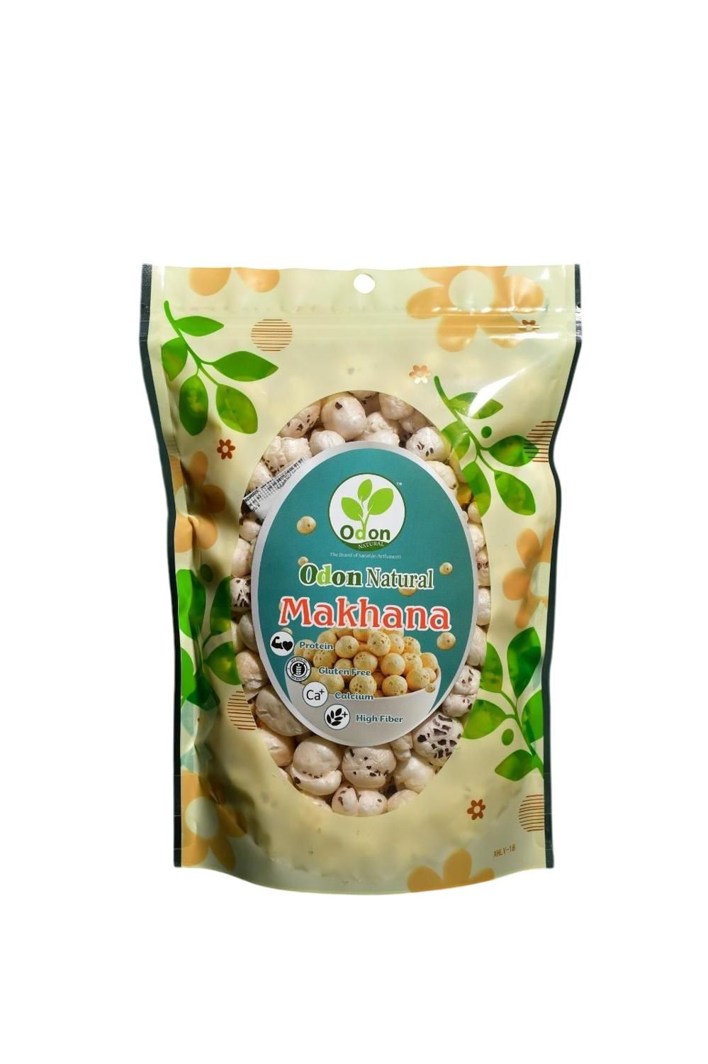 ODON NATURAL Makhana 80g | Fit for Fasting, Dry Fruits in Fresh, Raw Foxnut, Premium Lotus Seeds, Rich in Calcium, Natural & Crunchy, Direct from Farm, Pesticide Free
