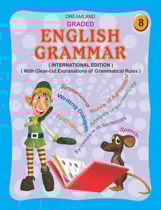 Graded English Grammar Book:-8 [Paperback] Dreamland Publications