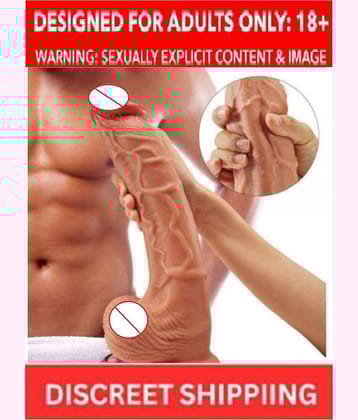 SEX TANTRA - 12 INCH MEGA GIRTHY ULTRA SILICONE REALISTIC SUPER PREMIUM DILDO SEX TOY