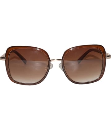 Peter Jones Brown Oversized Sunglasses ( Pack of 1 )