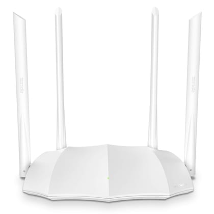 Tenda AC5-V3 (White) AC1200 Smart Dual-Band WiFi Router AC5 with 4 antenna (WHITE)