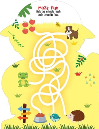 Step into the Animal Kingdom- Activity and Colouring Fun Book for Age 4+ [Paperback] Dreamland Publications