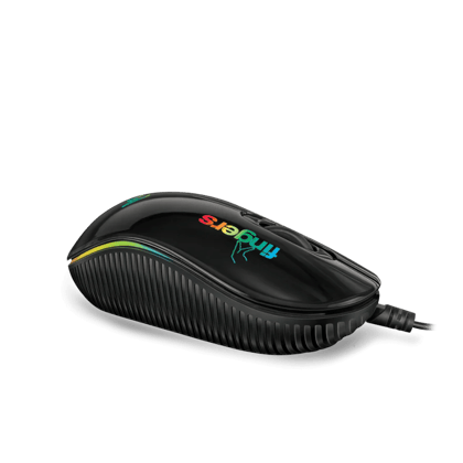 Fingers RGB Breathe Wired Mouse Light Weight & With Latest Optical Technology