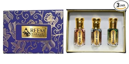 Reem Fragrances Elegant Trio of Iconic Scents for Women | Long-Lasting & Alluring Scents | Set of 3 (6ml each)