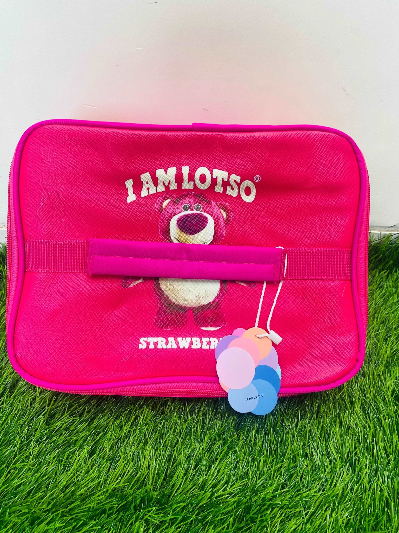 NIYO TOYS Kids Insulated Lunch Bag - Fun & Durable-Pink Bear