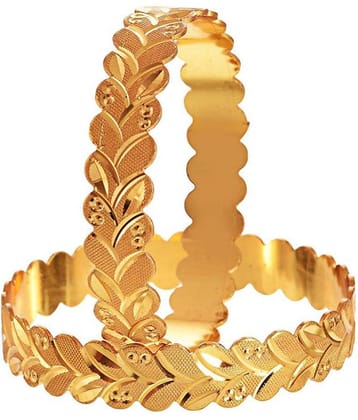 Jewar Mandi- Gold Bangle Set (Pack of 1)