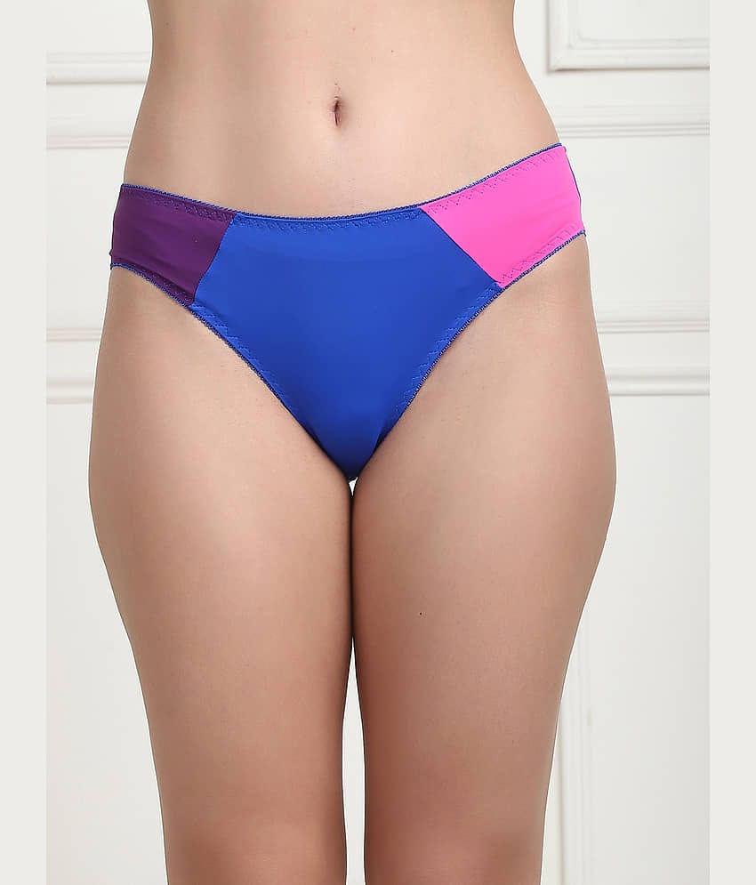 PrettyCat Pack of 1 Polyester Hipster For Women ( Blue )