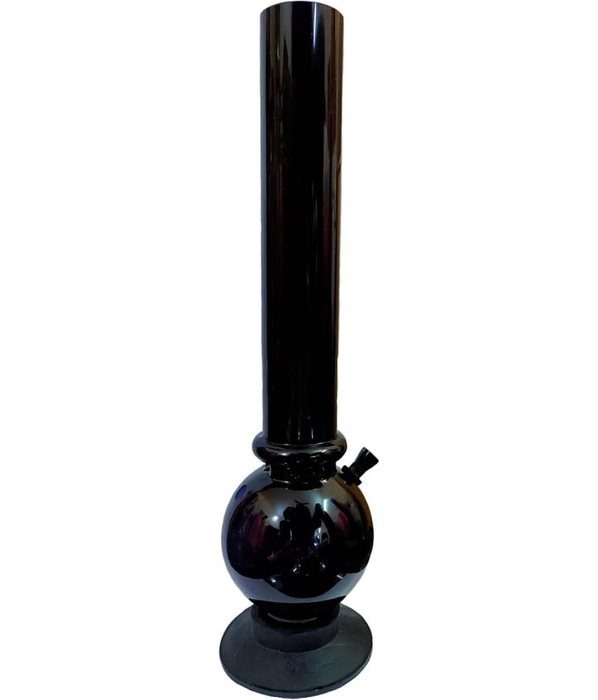 PUFF SMART Acrylic Bong 16 Inch (Waterpipe) Color - Black