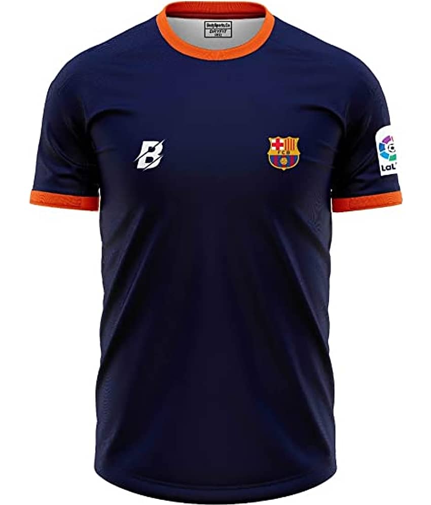 BODYSPORTS.CO Navy Blue Barcelona Football Jersey\n