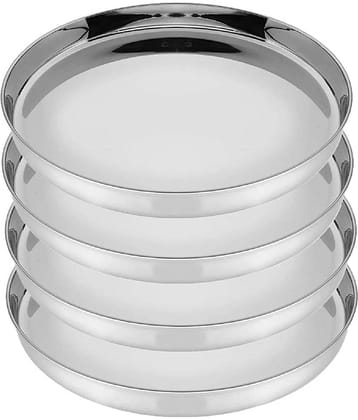 SAGER 4 Pcs Stainless Steel Full Plate